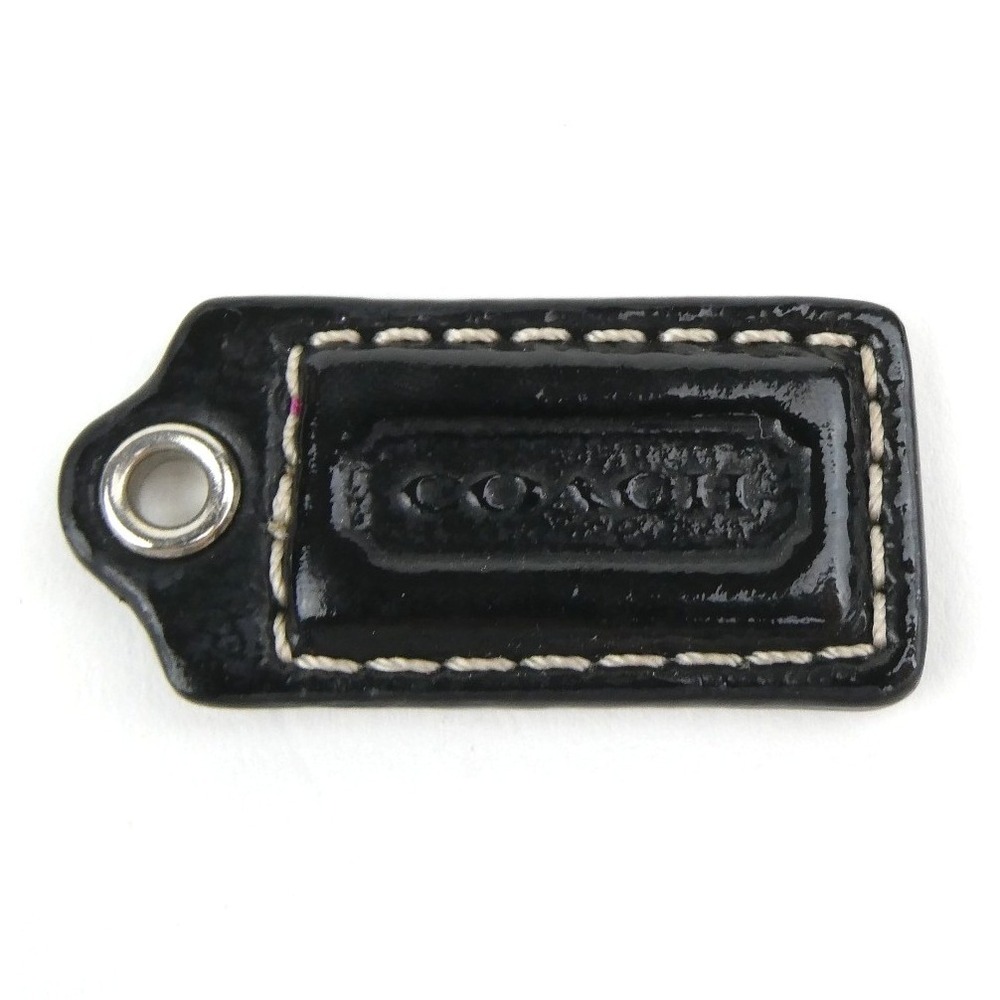 Coach Signature Black White Zip Around Wristlet - Picture 10 of 12